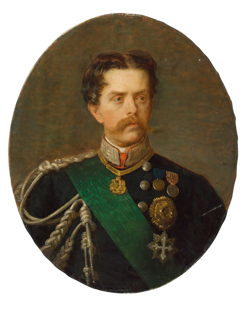 Italian kuninkaan Umberto I:n muotokuva 1844-1900. tekijältä Paolo, Bacchetti