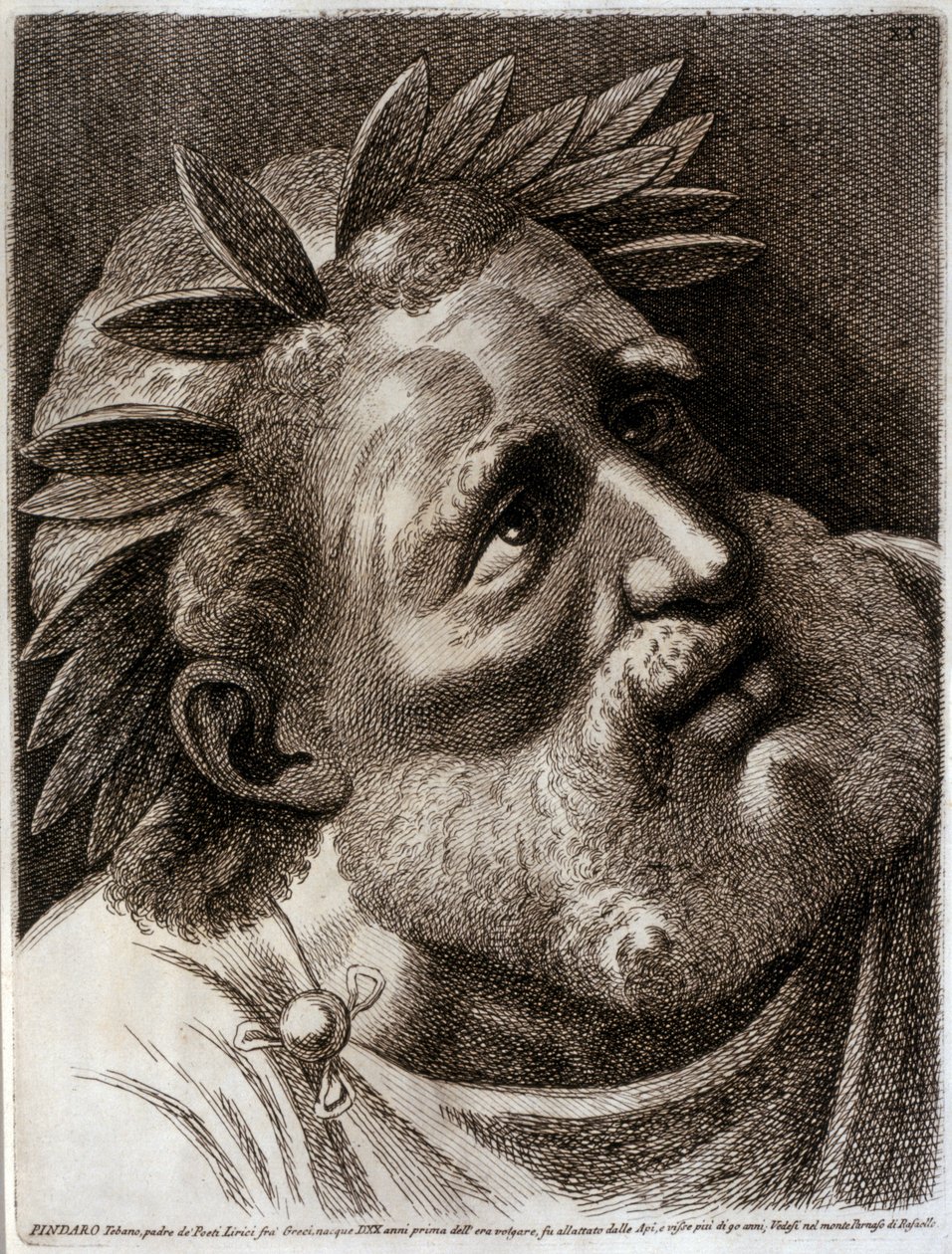 PINDARUS. 1757-1760 (kaiverrus). tekijältä Paolo Fidanza