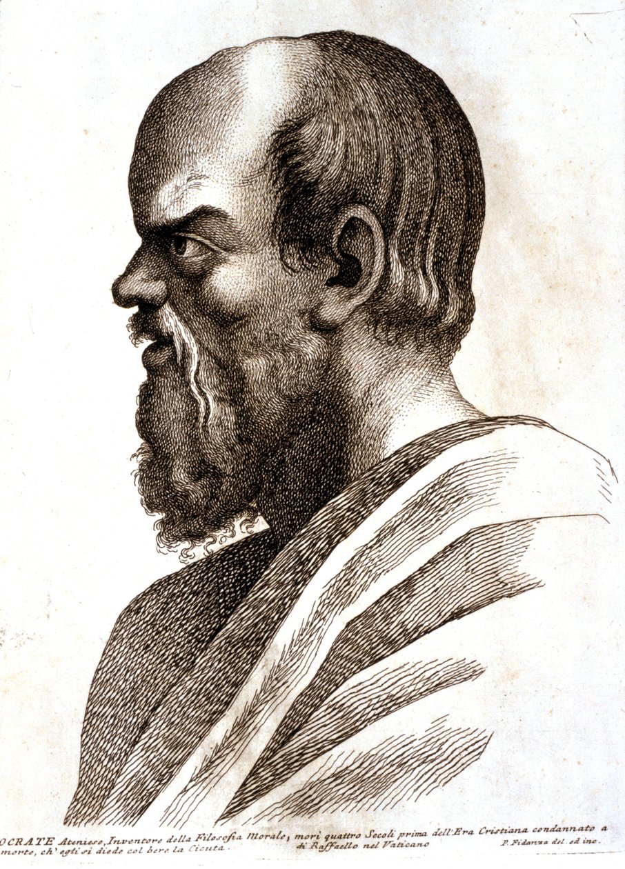 SOKRATES. 1757-1760 (kaiverrus). tekijältä Paolo Fidanza