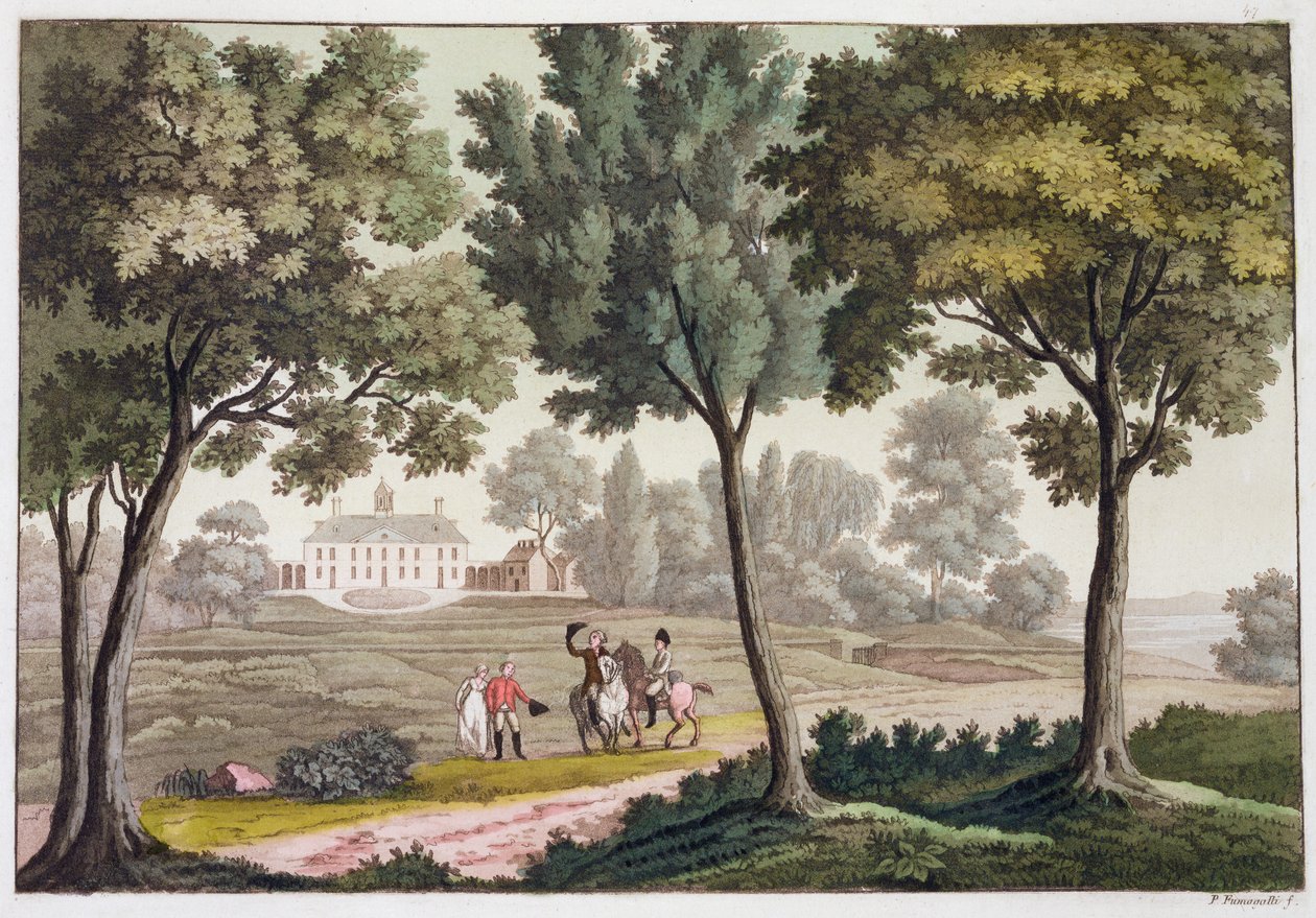 George Washingtonin talo Mount Vernonissa, Virginiassa, Yhdysvalloissa, 1820-1839 tekijältä Paolo Fumagalli