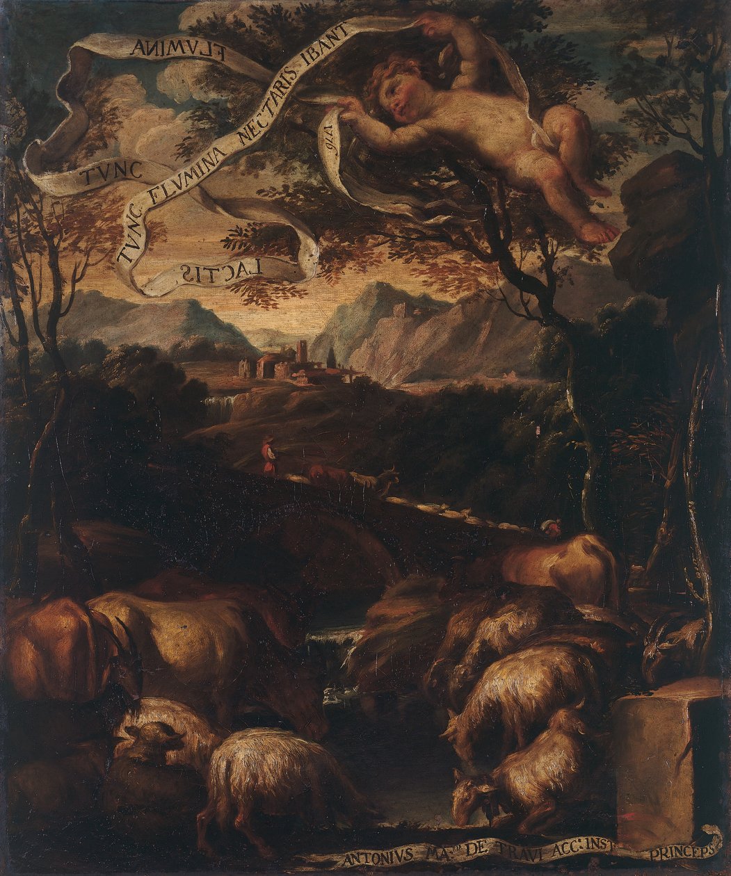Kulta-aika, maalaus Paolo Gerolamo Brusco (1742-1820), Italia tekijältä Paolo Girolamo Brusco