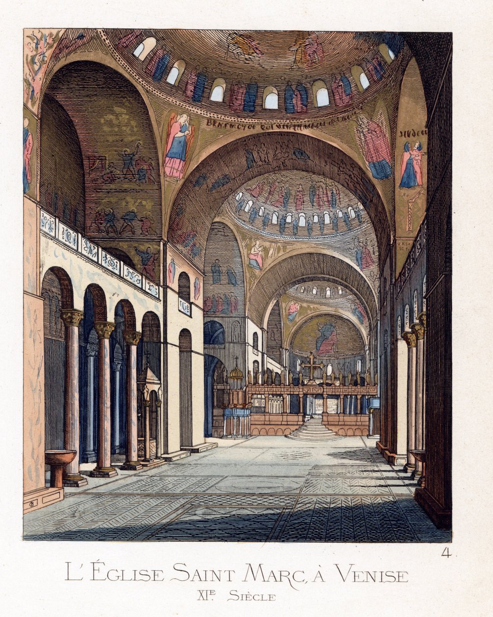 San Marcon basilikan sisätilat Venetsiassa (Italia) tekijältä Paolo Mercuri