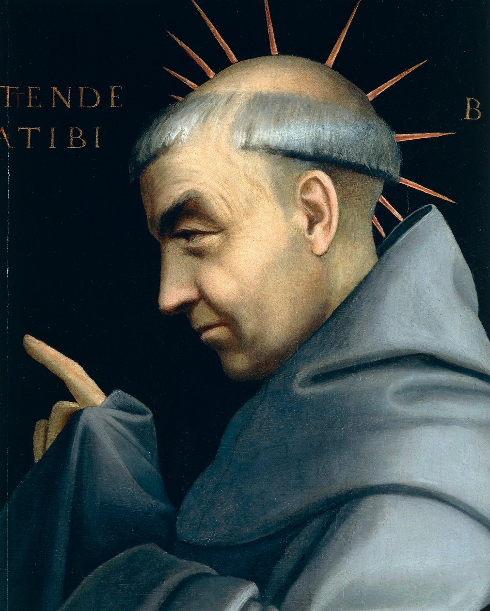 Pyhä Bernard Siena, kirjoittanut Cavazzola (1486-1522) tekijältä Paolo Morando Cavazzola
