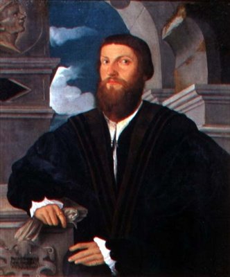 Lääkäri Coignatin muotokuva, n. 1534 tekijältä Paolo Pino or Pini