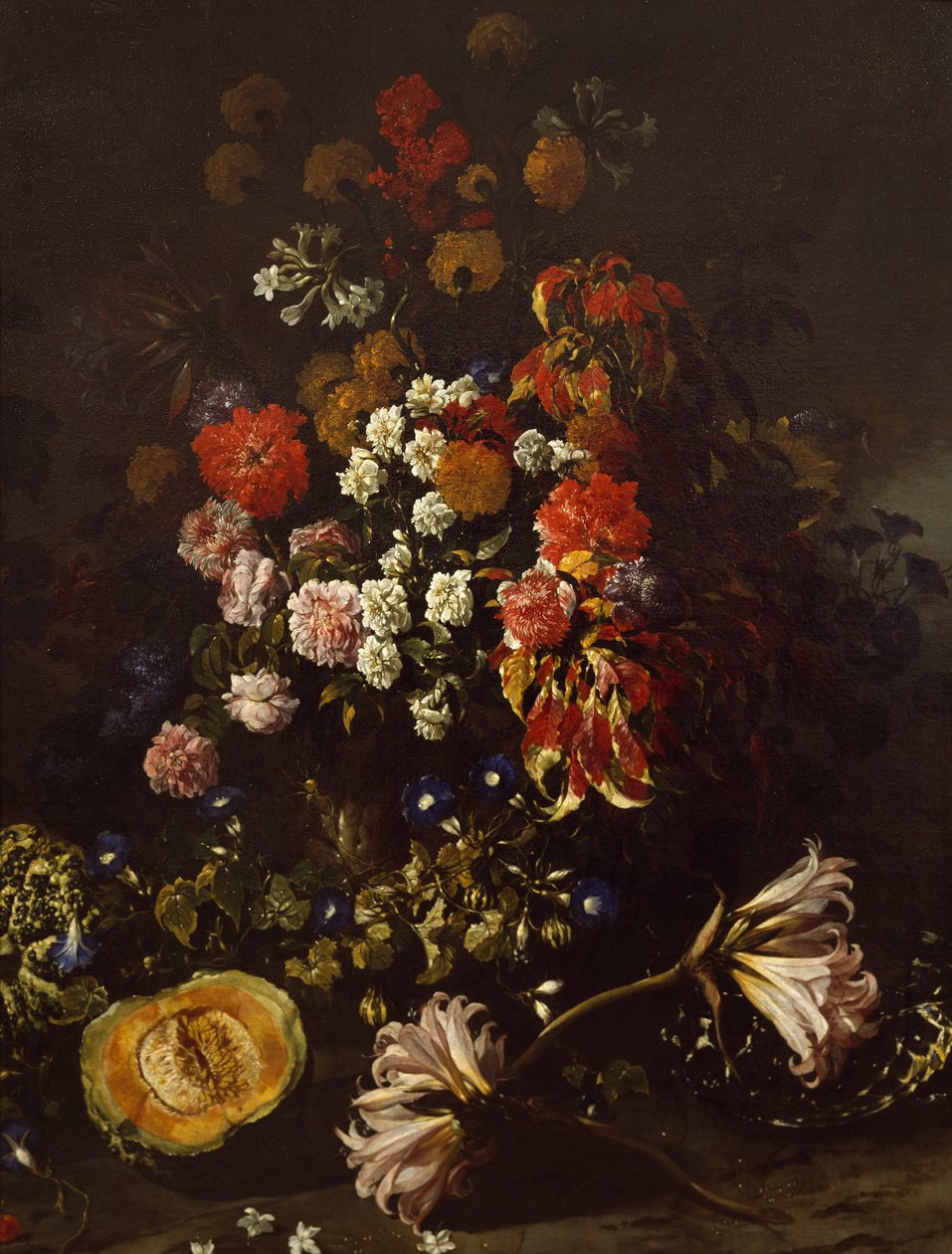 Kukat kristallimaljalla, Paolo Porpora (1617-1673) tekijältä Paolo Porpora
