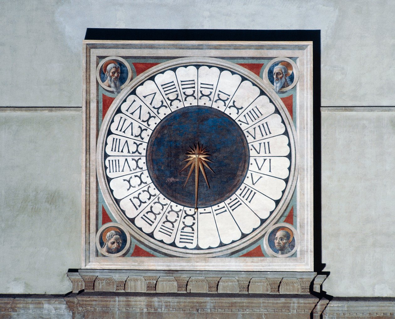 Kellotaulu profeettojen päillä tekijältä Paolo Uccello