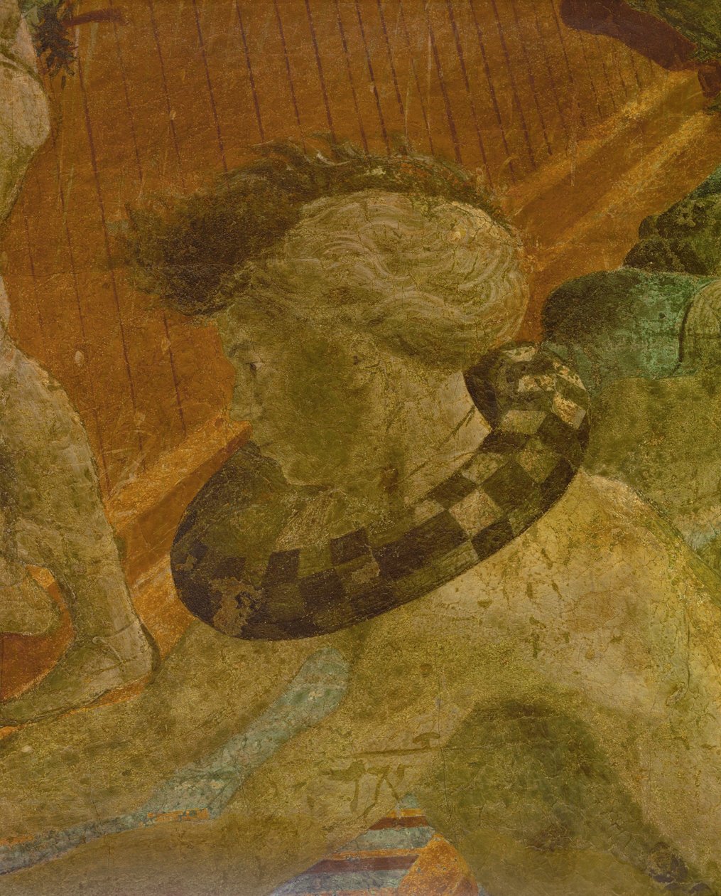 Nooa ja vedenpaisumus, fresko Santa Maria Novellan Chiostro Verdessä (fresko) (fresko) tekijältä Paolo Uccello