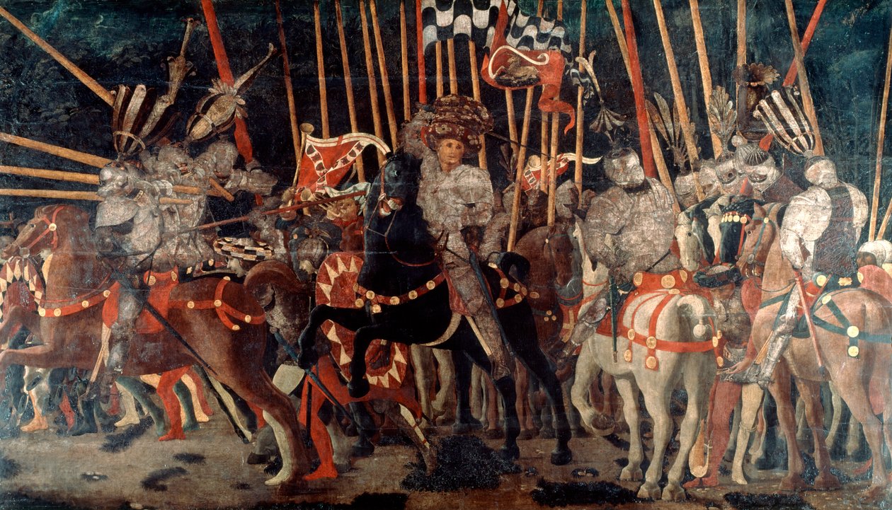 San Romanon taistelu, 1432 c1435-1440 tekijältä Paolo Uccello