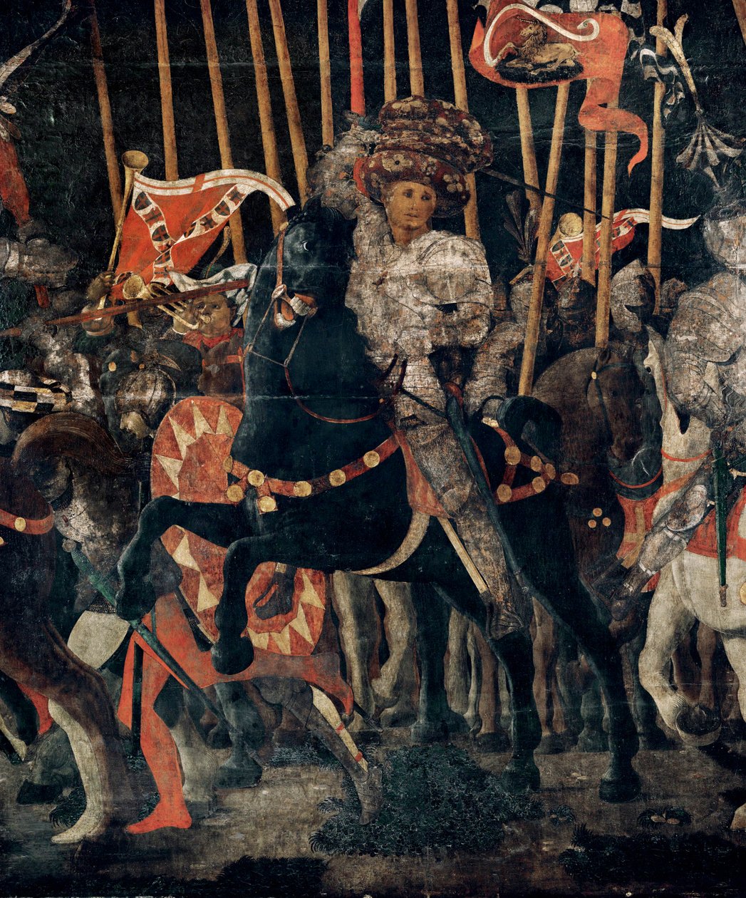 San Romanon taistelu vuonna 1432 ... tekijältä Paolo Uccello