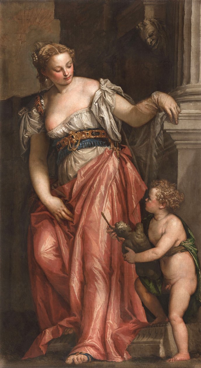 Veistoksen allegoria Veistoksen allegooria, n. 1557. tekijältä Paolo Veronese