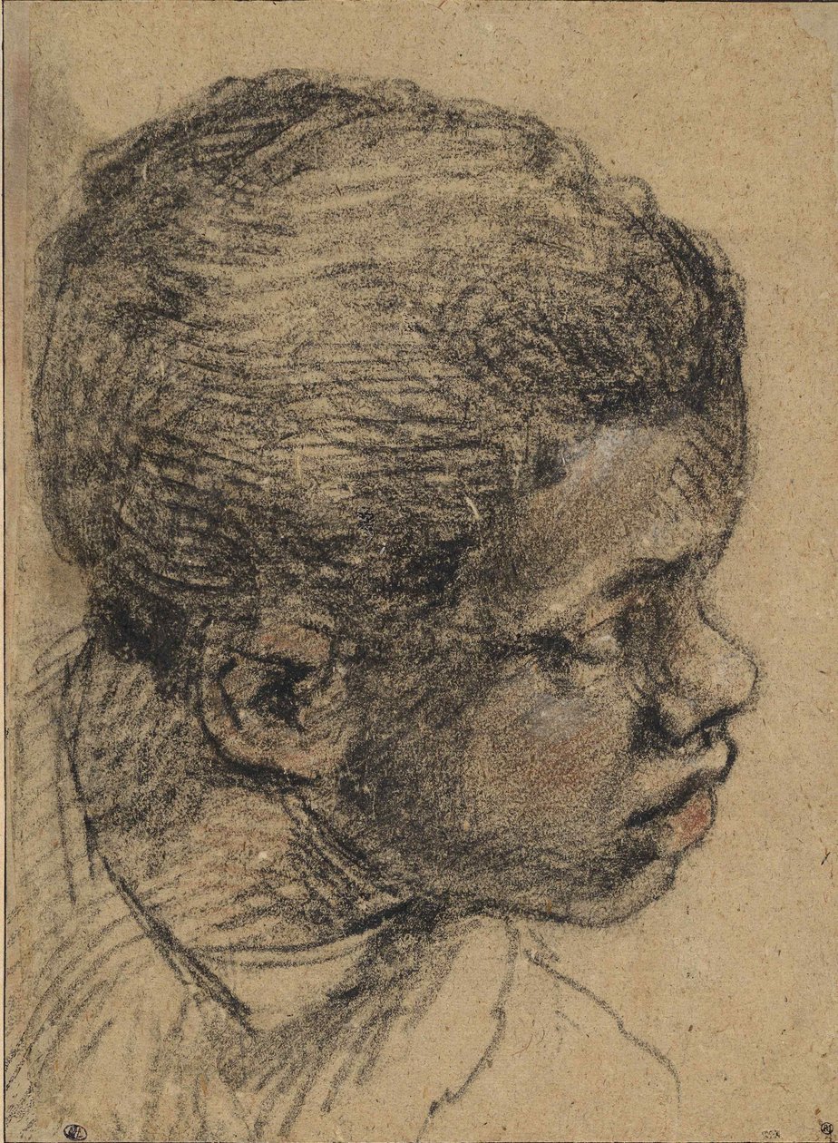 Mustan pojan pää, 1500-luku. tekijältä Paolo Veronese