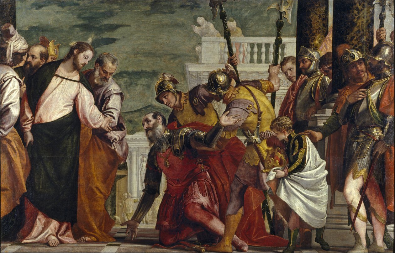 Jeesus paransi sadanpäämiehen palvelijan tekijältä Paolo Veronese