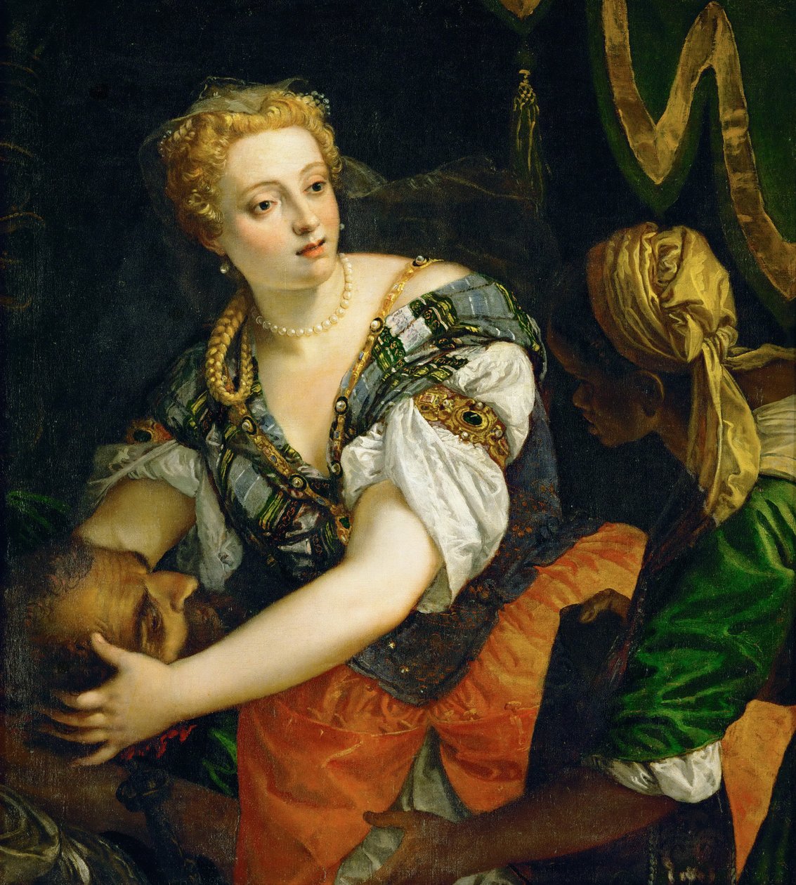 Judith Holofernesin pään kanssa tekijältä Paolo Veronese