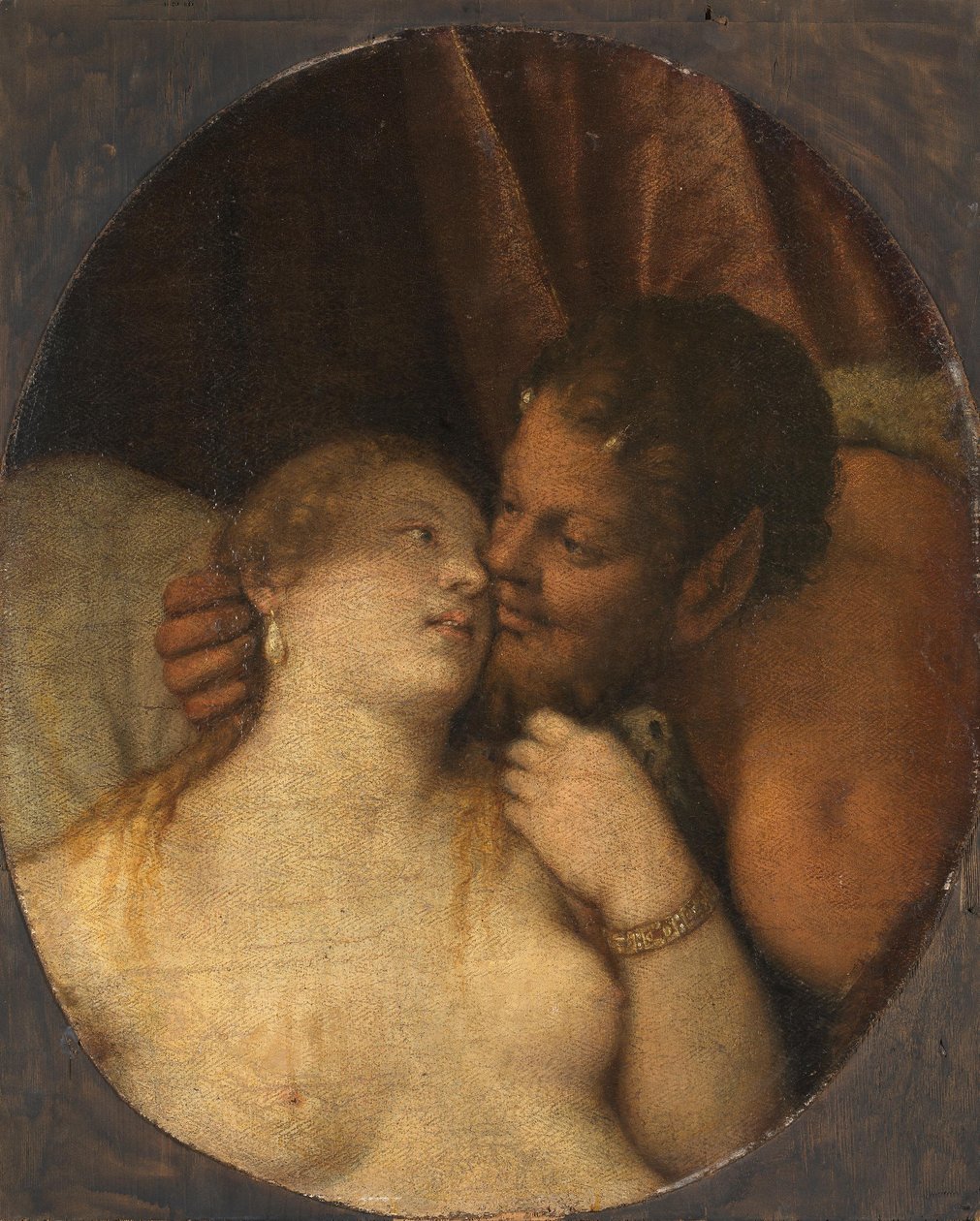 Jupiter ja Antiope tekijältä Paolo Veronese