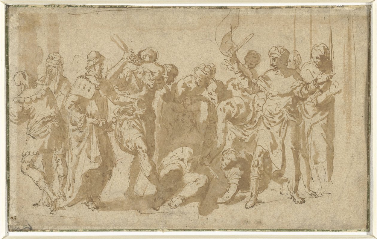 Pyhän Sebastianin marttyyrikuolema (?) tekijältä Paolo Veronese