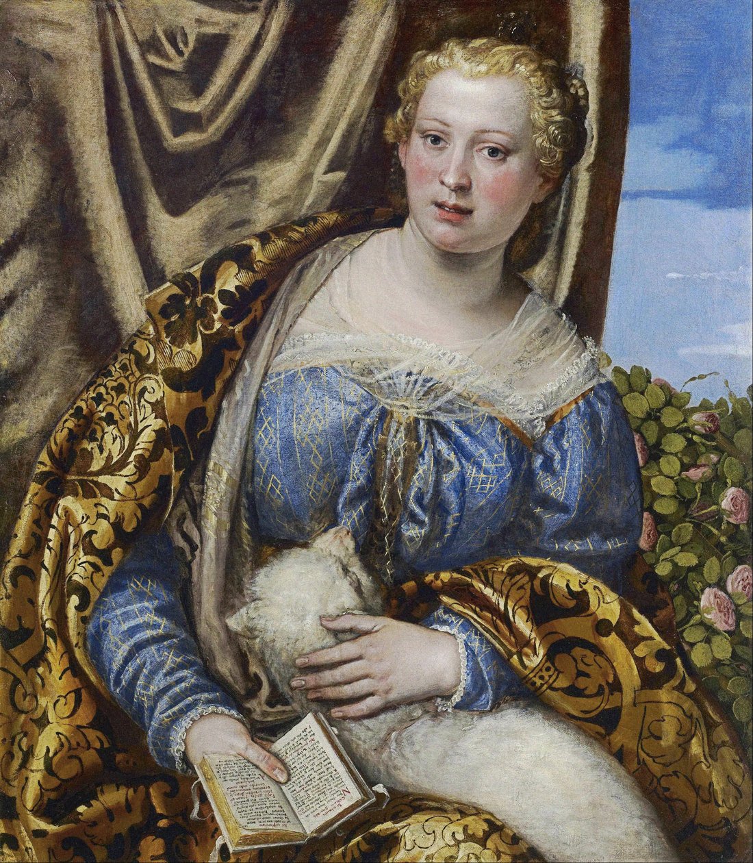 Portrait of a Lady as Saint Agnes tekijältä Paolo Veronese