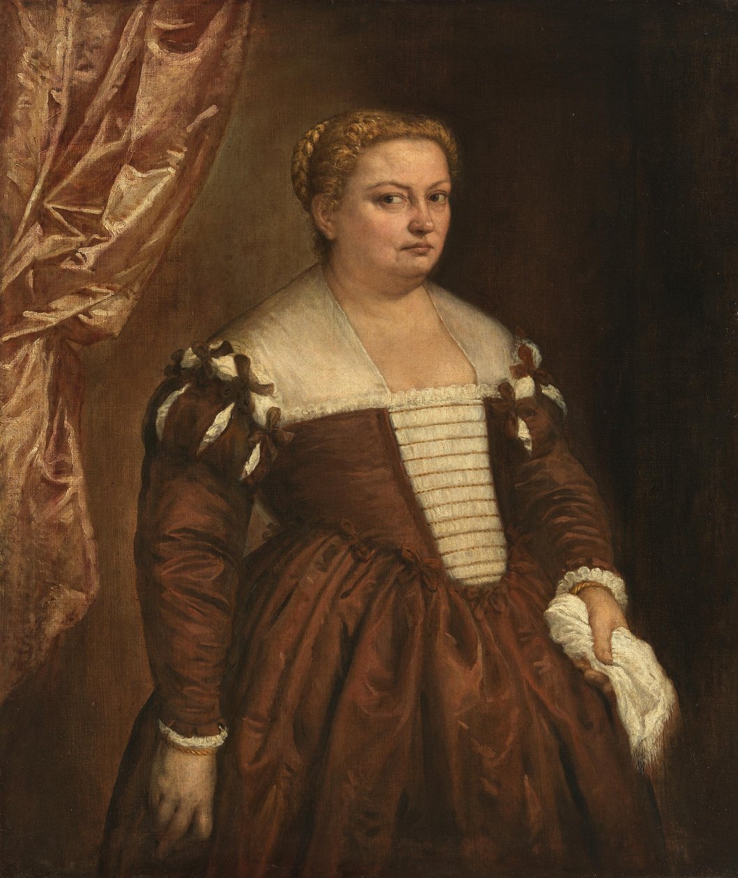 Venetsialaisen naisen muotokuva tekijältä Paolo Veronese