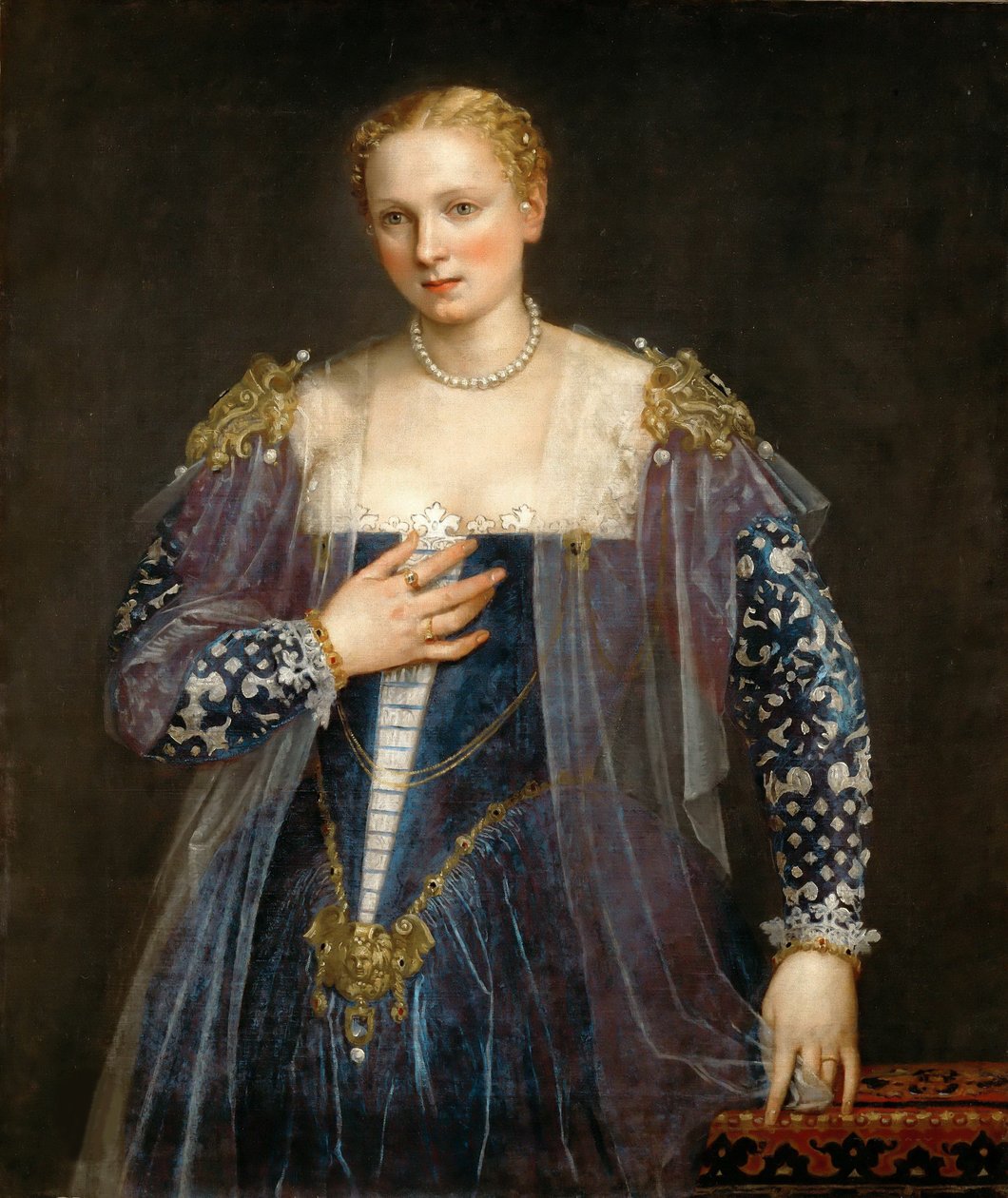 Venetsialaisen naisen muotokuva La Bella Nani, n. 1560. tekijältä Paolo Veronese