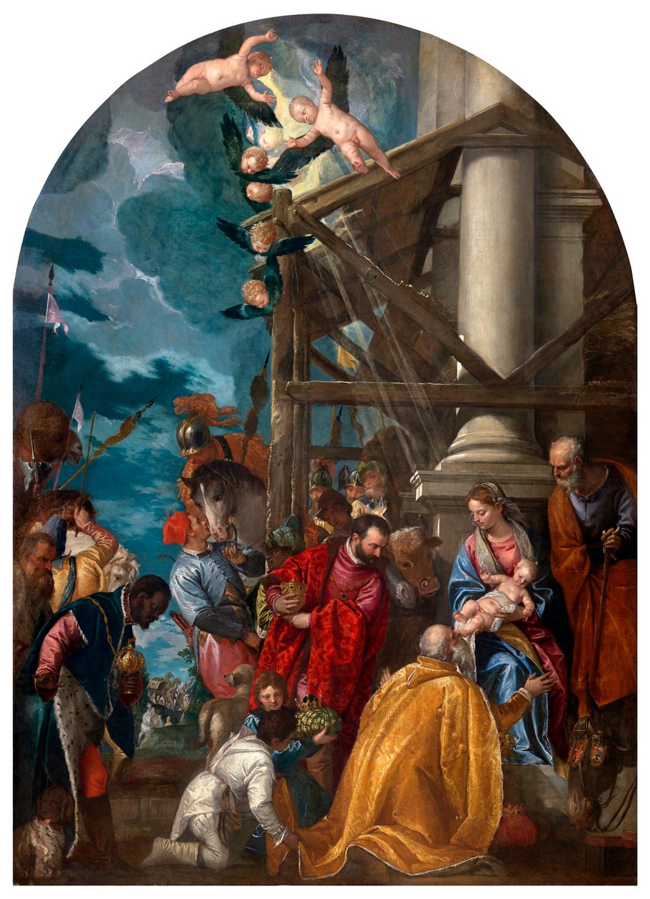 Taikaiden palvonta. tekijältä Paolo Veronese