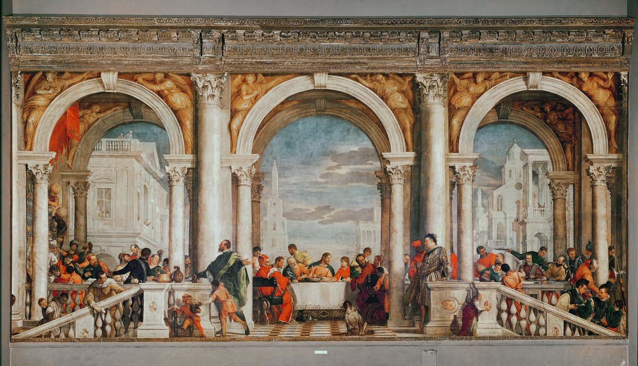 Juhla Levin talossa tekijältä Paolo Veronese