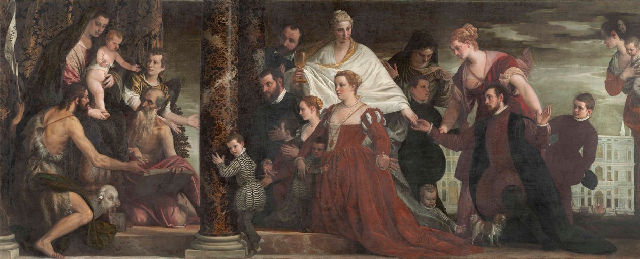 Cuccinan perheen Madonna tekijältä Paolo Veronese