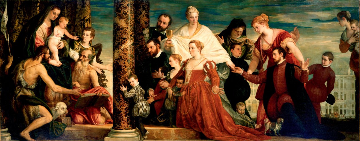 Cuccina-perheen Madonna, noin 1571-1572 tekijältä Paolo Veronese
