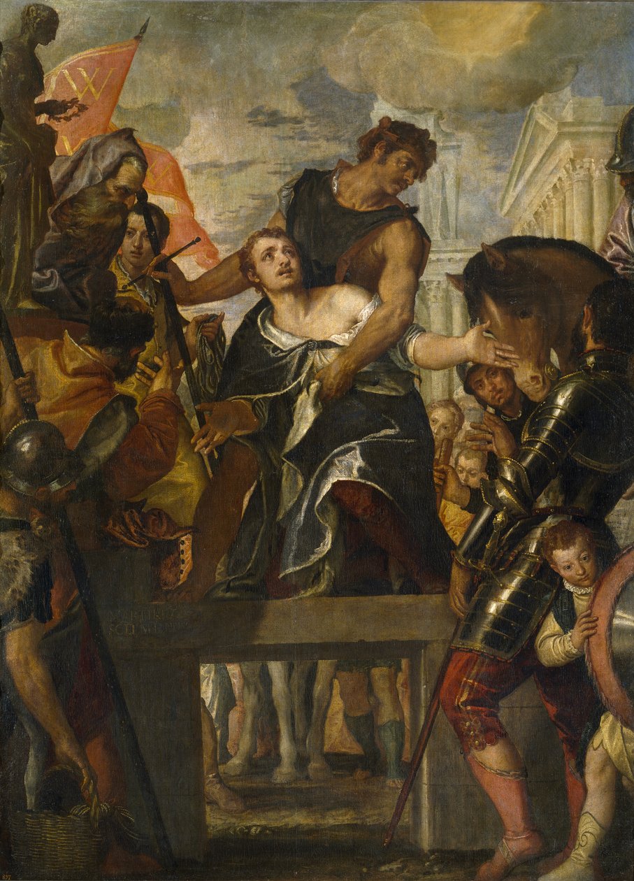 Saint Menasin marttyyrikuolema tekijältä Paolo Veronese