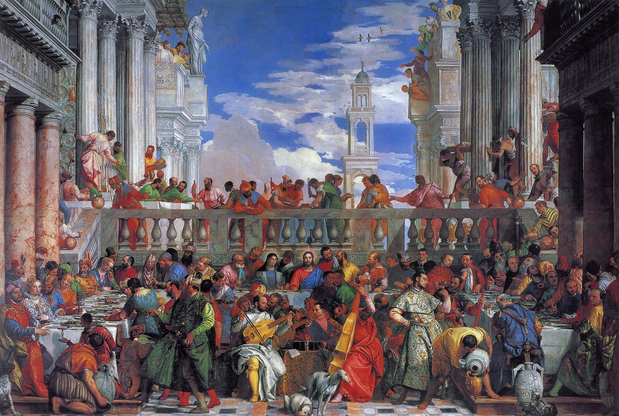 Hääjuhla Kaanassa, 1563 tekijältä Paolo Veronese