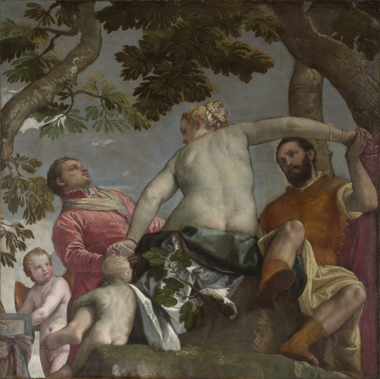 Uskottomuus neljästä rakkauden vertauskuvasta, 1575 tekijältä Paolo Veronese