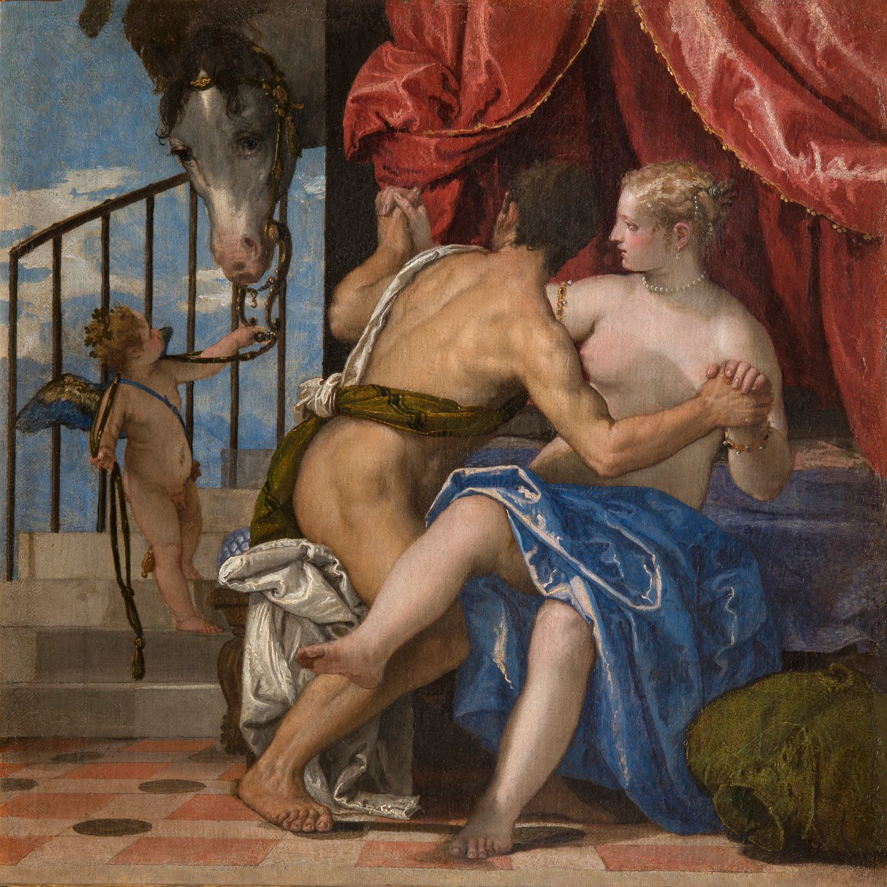 Venus ja Mars, n. 1575. tekijältä Paolo Veronese