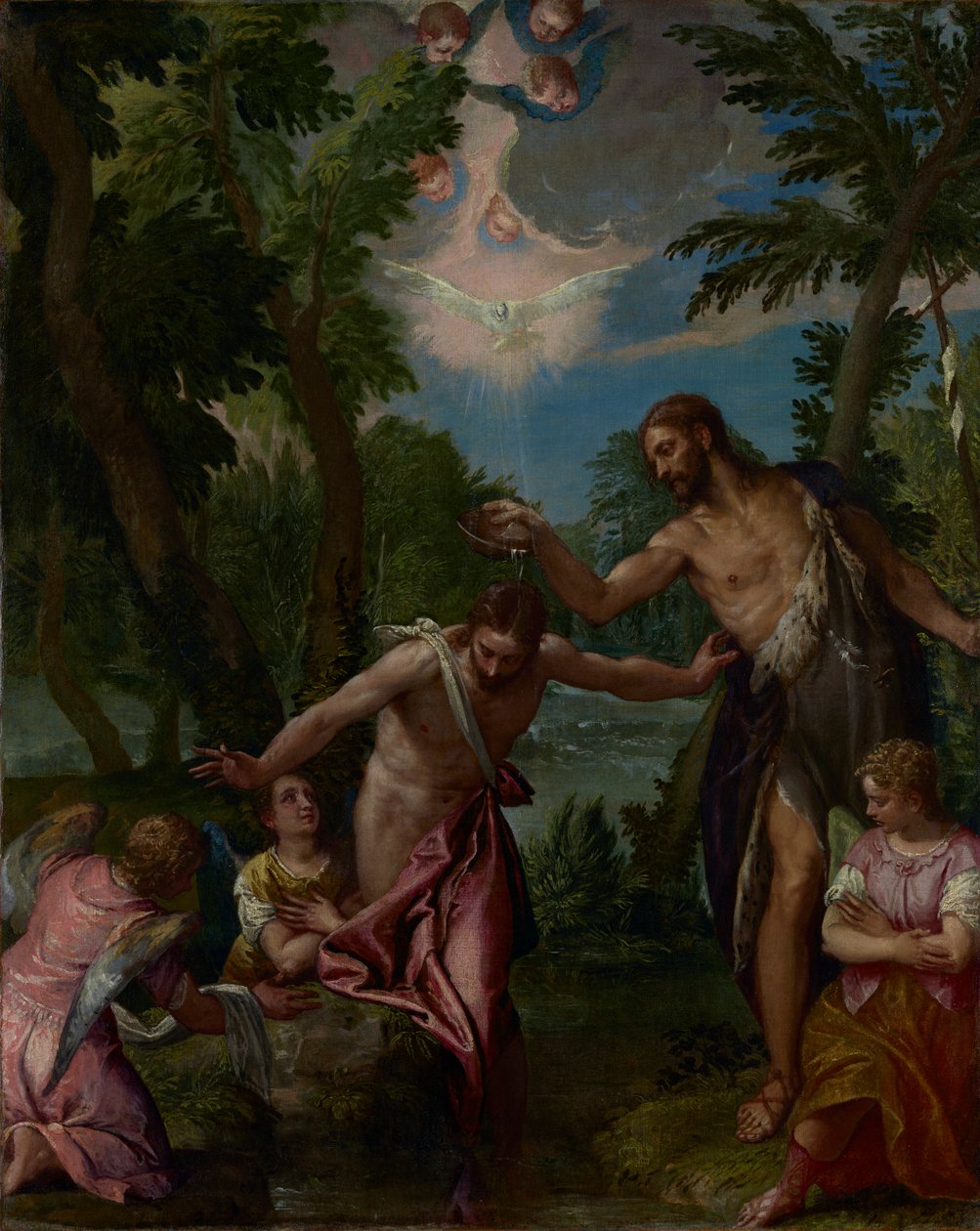 Kristuksen kaste tekijältä Paolo Veronese and workshop