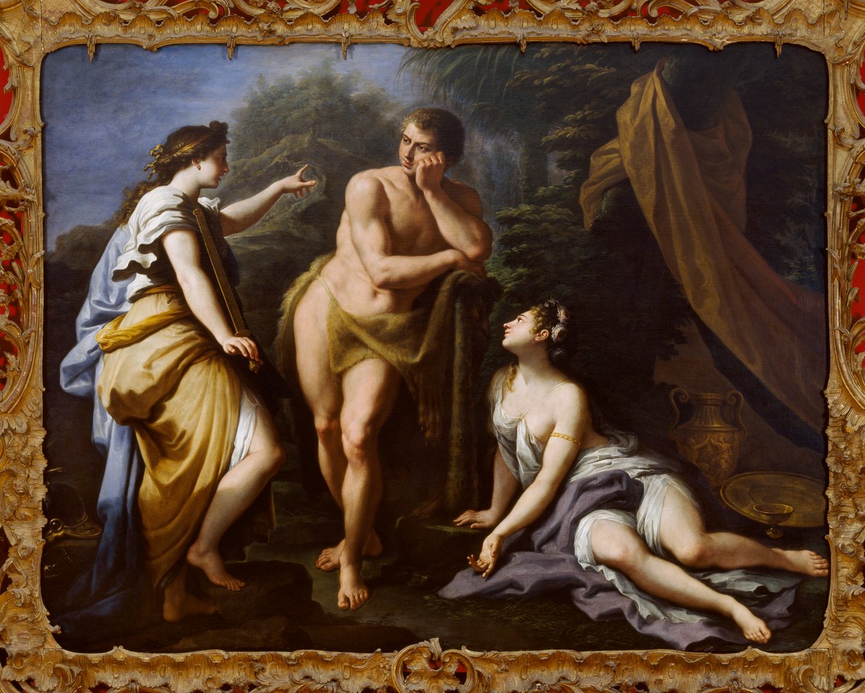 Herkuleen valinta, 1712 tekijältä Paolo de