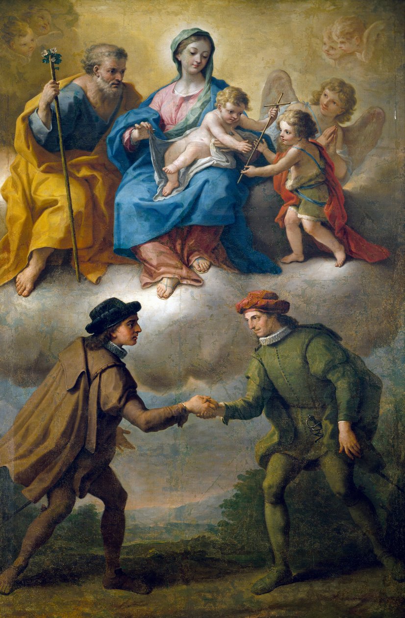 Paz entre facções da cidade de Benevento, de Paolo de Matteis (1662-1728)finlandês tekijältä Paolo di Matteis