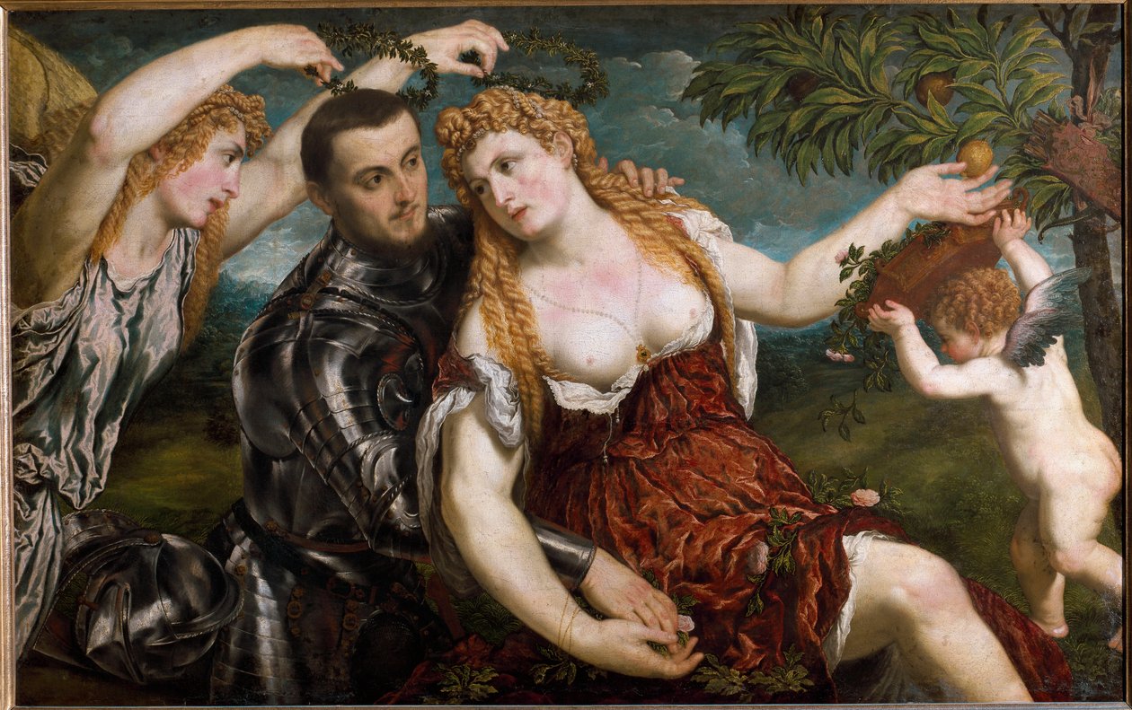 Victoiren allegoria (maalaus tekijältä Paris Bordone