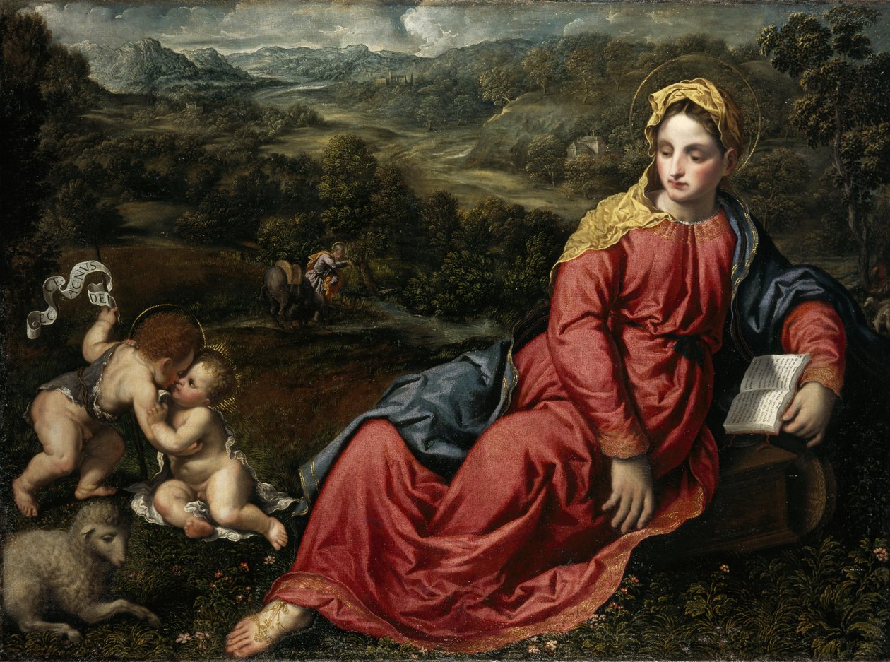 Italian: Riposo sulla via del ritorno dall