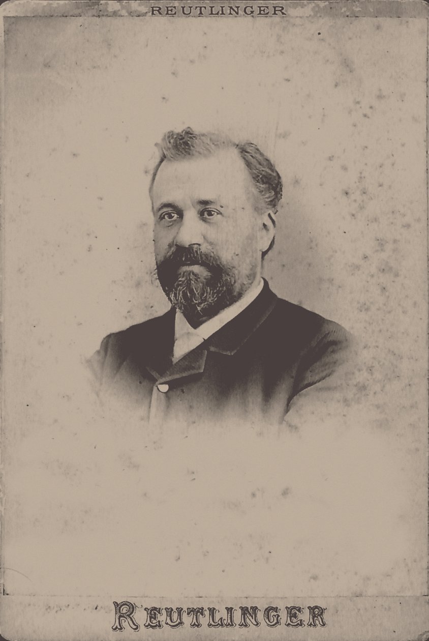 Säveltäjä Henri Maréchalin muotokuva 1842-1924, 1893. tekijältä Paris . Photo studio Reutlinger