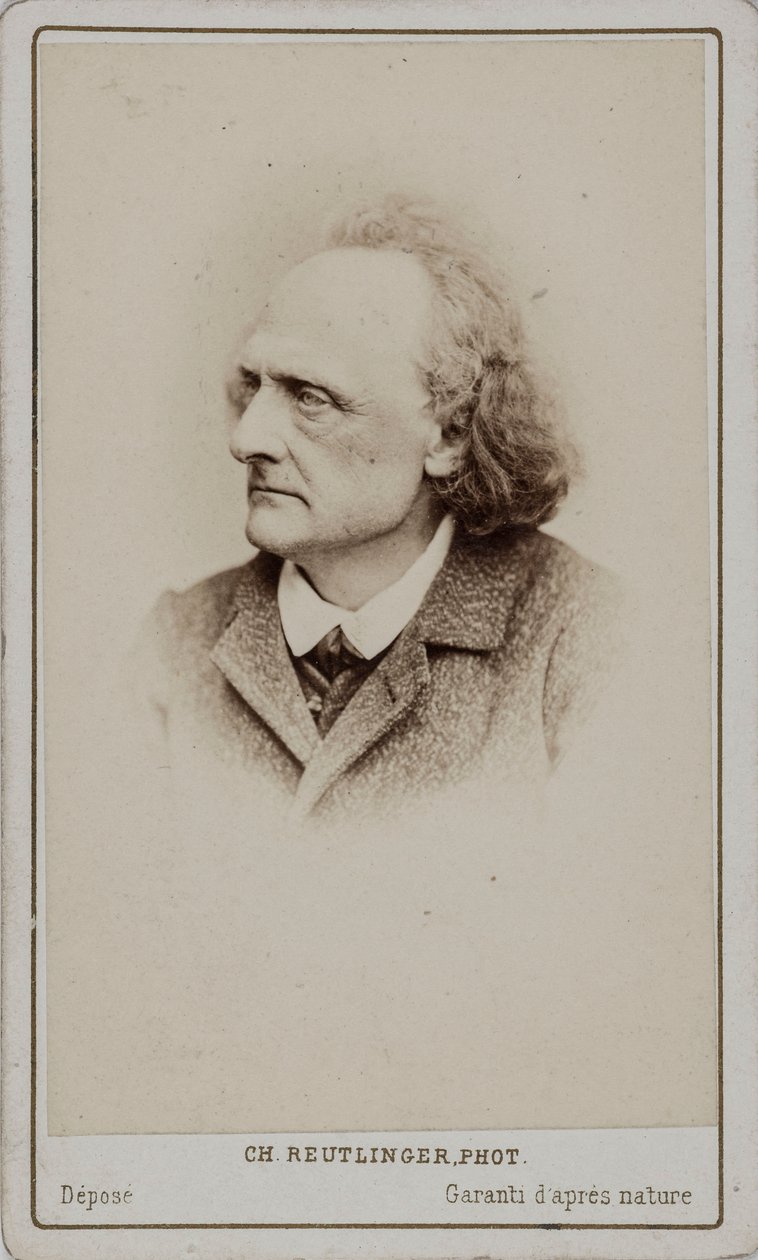 Pianisti ja säveltäjä Henry Litolffin muotokuva 1818-1891. tekijältä Paris . Photo studio Reutlinger