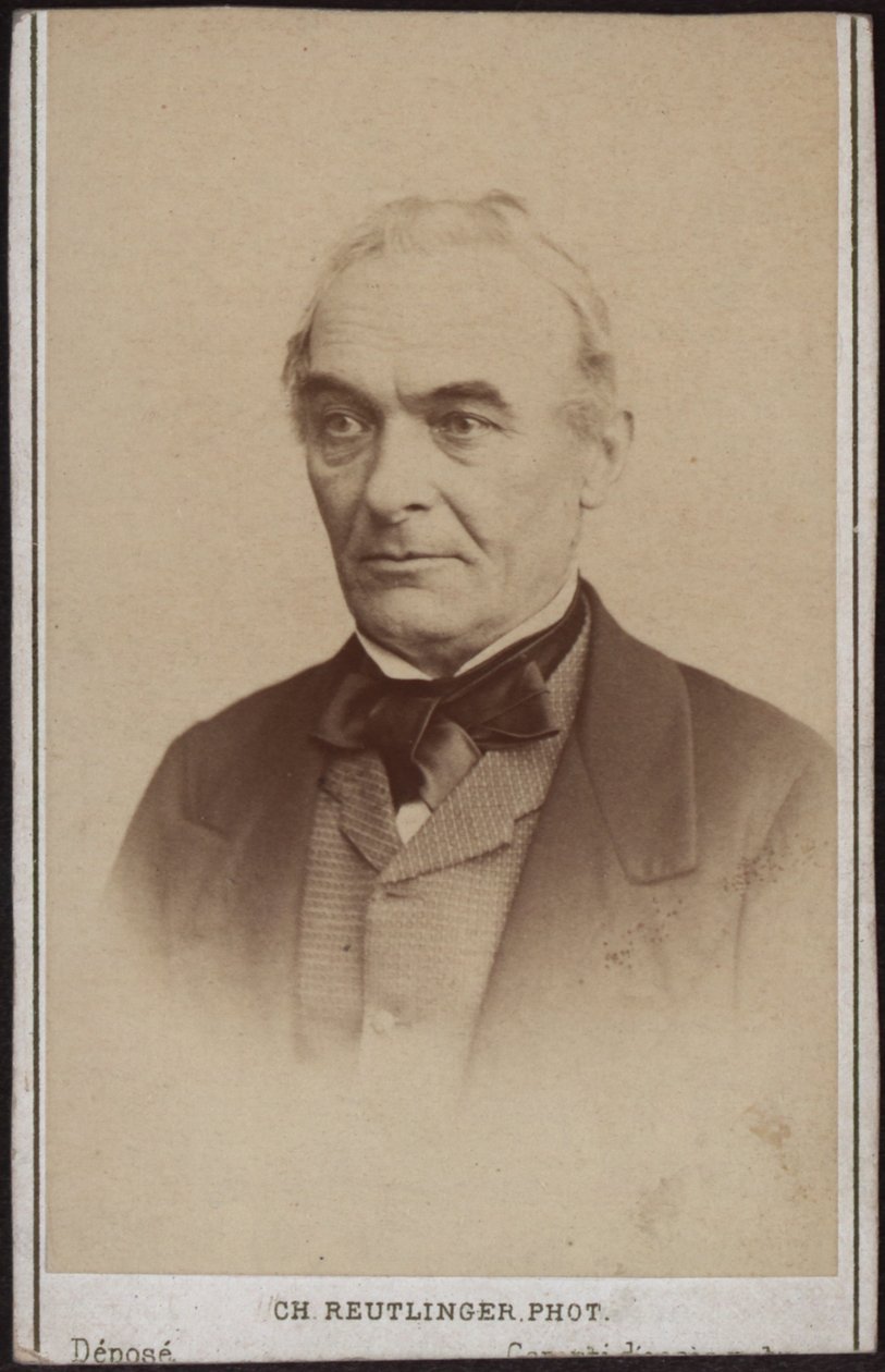 Muotokuva kirjailijasta Prosper Mérimée 1803-1870. tekijältä Paris . Photo studio Reutlinger