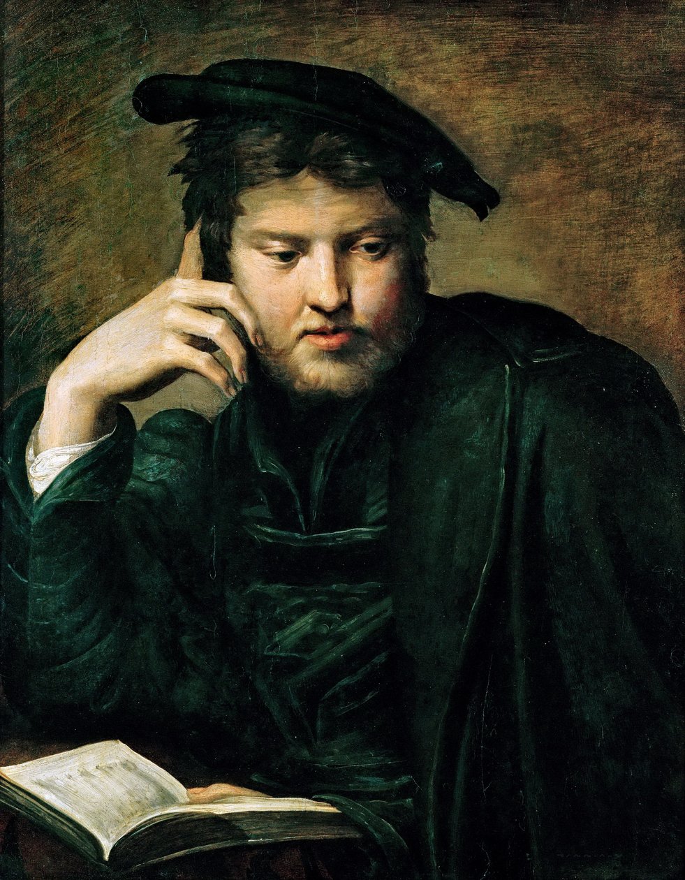 Mies kirjan kanssa tekijältä Parmigianino