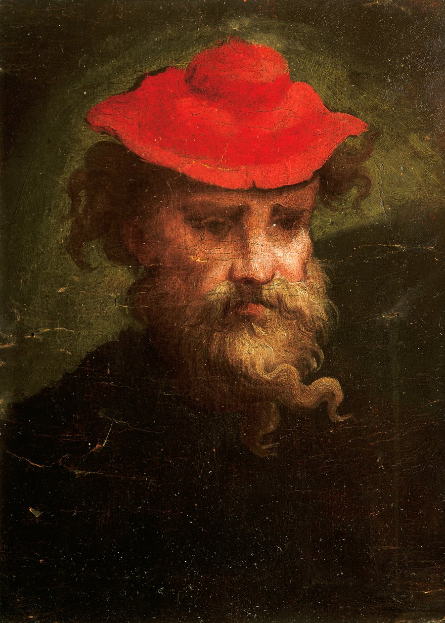 Francesco Parmigianinon (1503-1540) omakuva tekijältä Parmigianino
