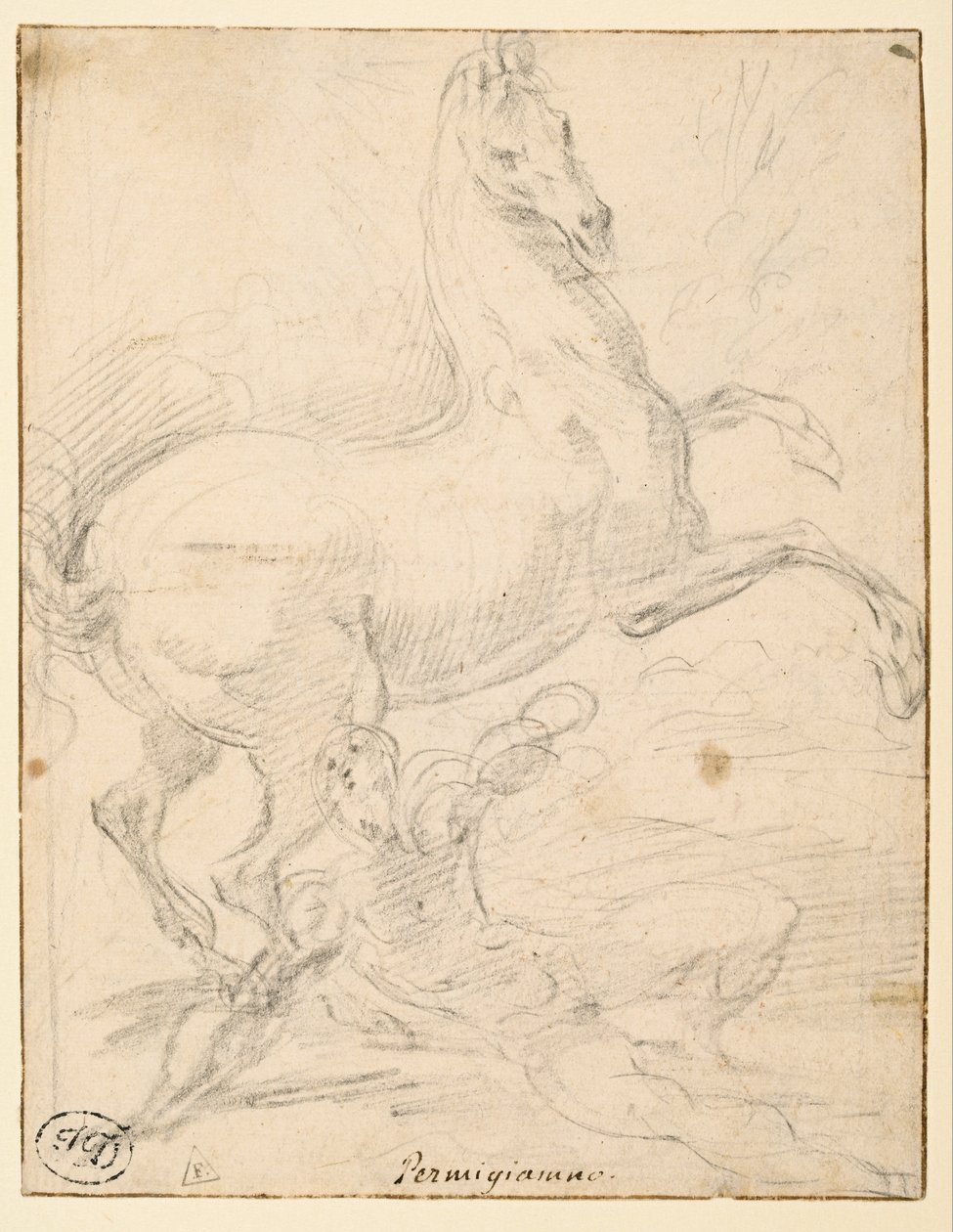 Pyhän Paavalin käännös (recto) tekijältä Parmigianino