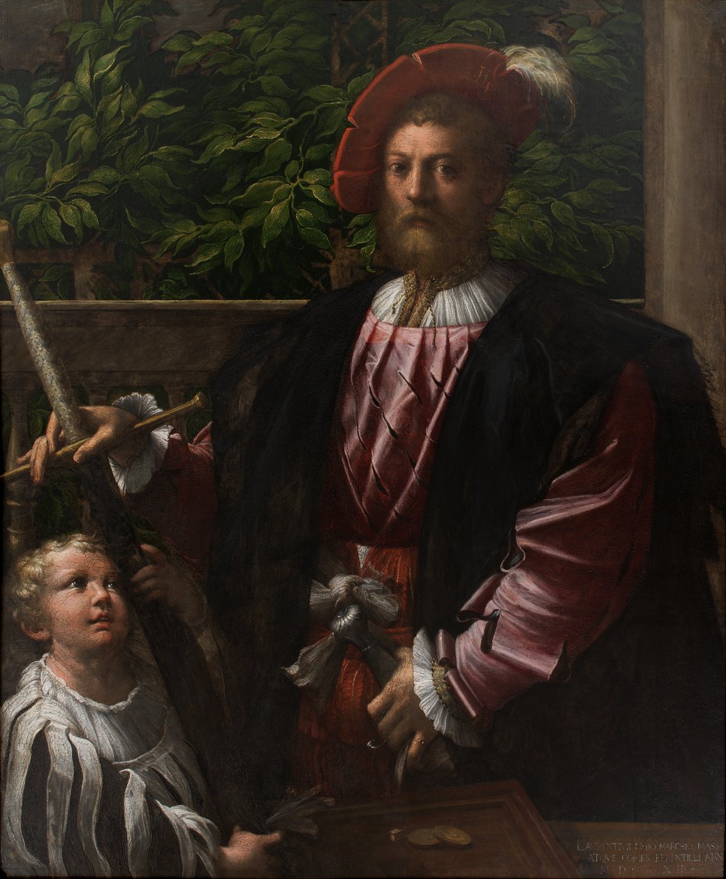 Lorenzo Cybon muotokuva tekijältä Parmigianino