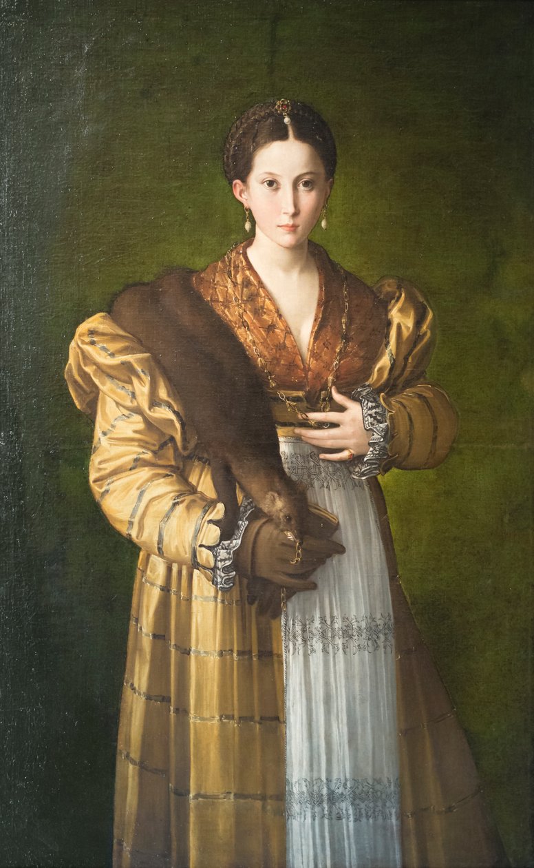 Nuoren naisen muotokuva Antea tekijältä Parmigianino (1503 40)