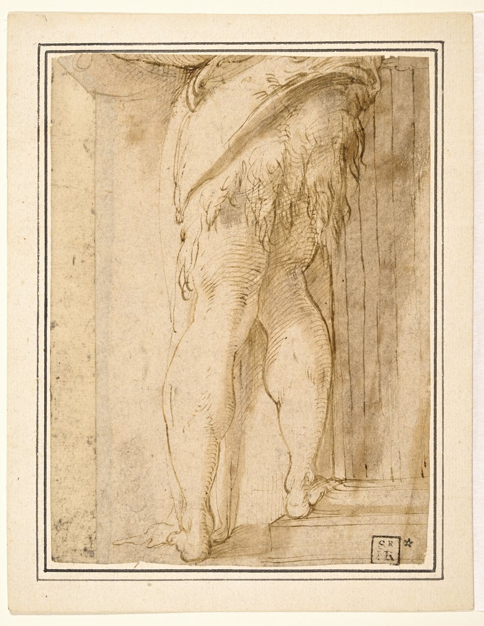 Tutkimus Pyhän Johannes Kastajan jaloille tekijältä Parmigianino