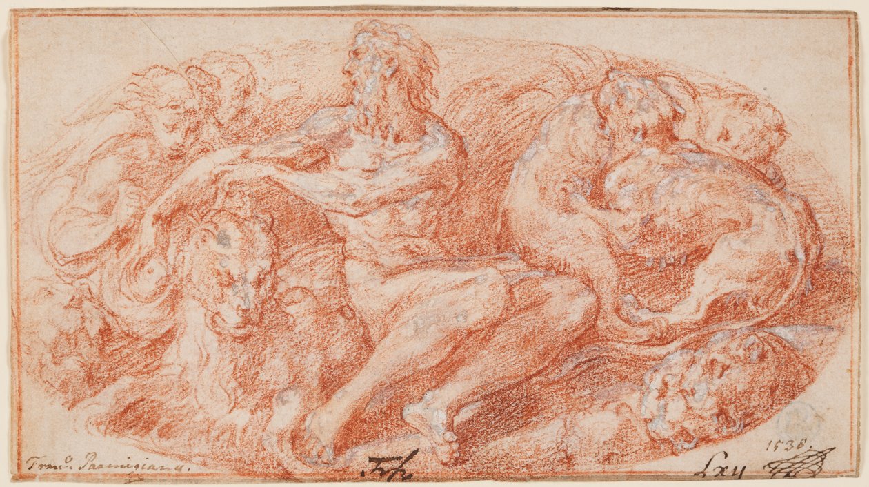 Daniel in der Löwengrube tekijältä Parmigianino