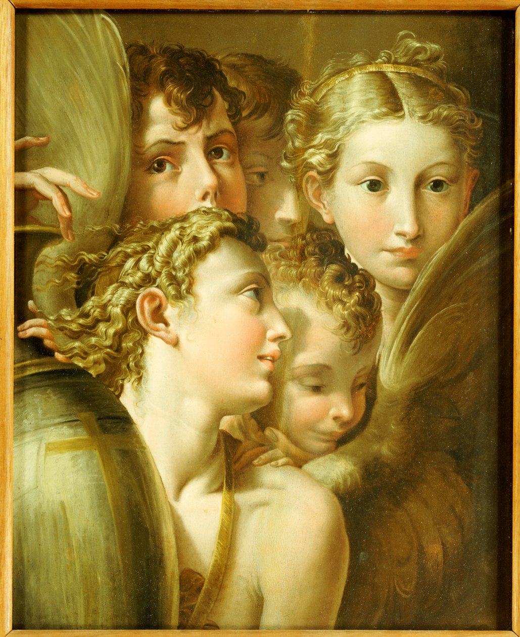 Viisi enkeliä tekijältä Parmigianino