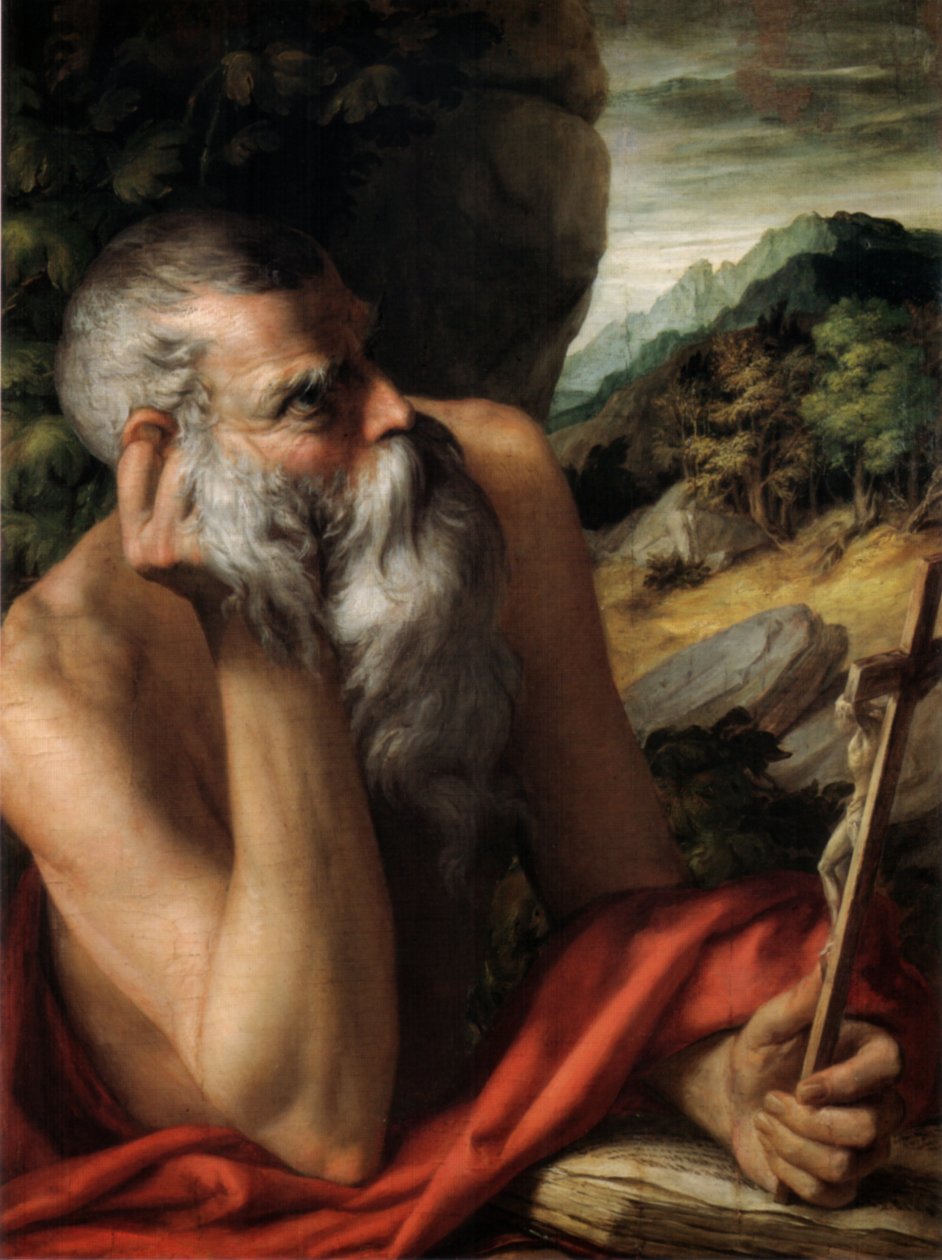 Italian: Saint Jerome tekijältä Parmigianino