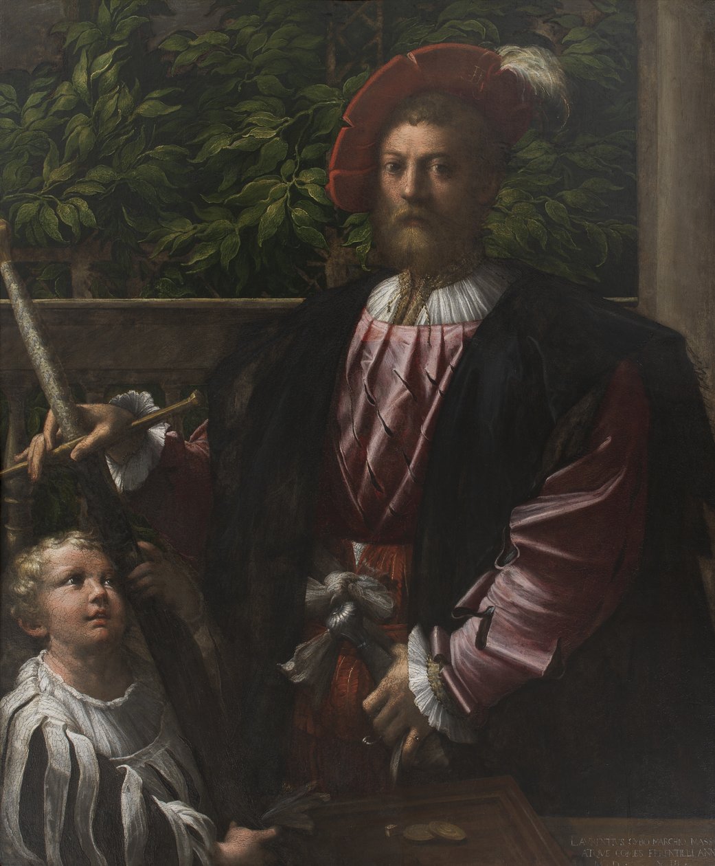 Lorenzo Cybon muotokuva tekijältä Parmigianino