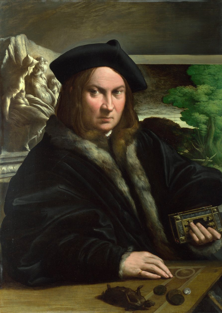 Keräilijän muotokuva, n. 1523 tekijältä Parmigianino