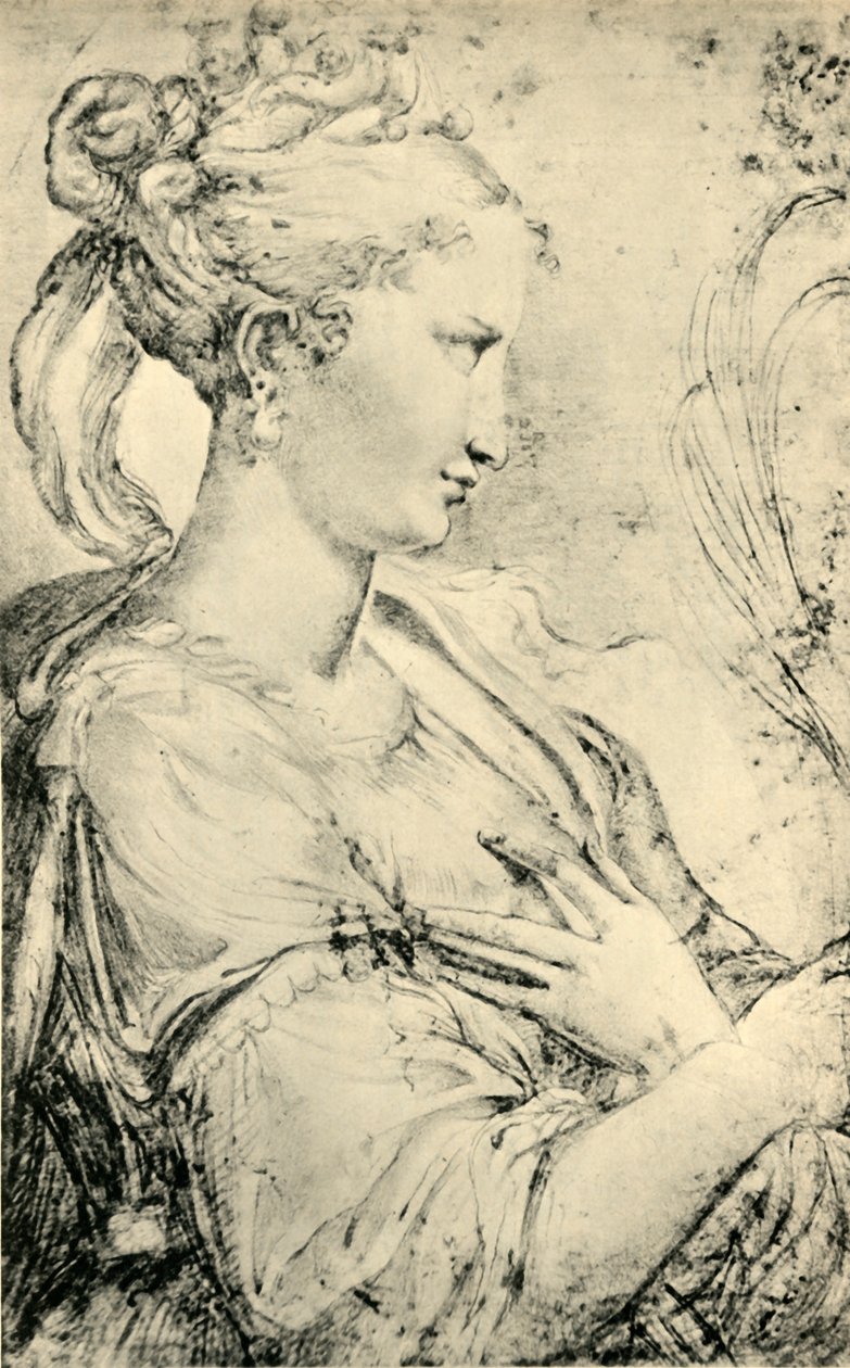 Pyhän Katariinan tutkimus, 1530-1540, 1943. tekijältä Parmigianino